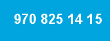 970 825 14 15 970 825 14 15